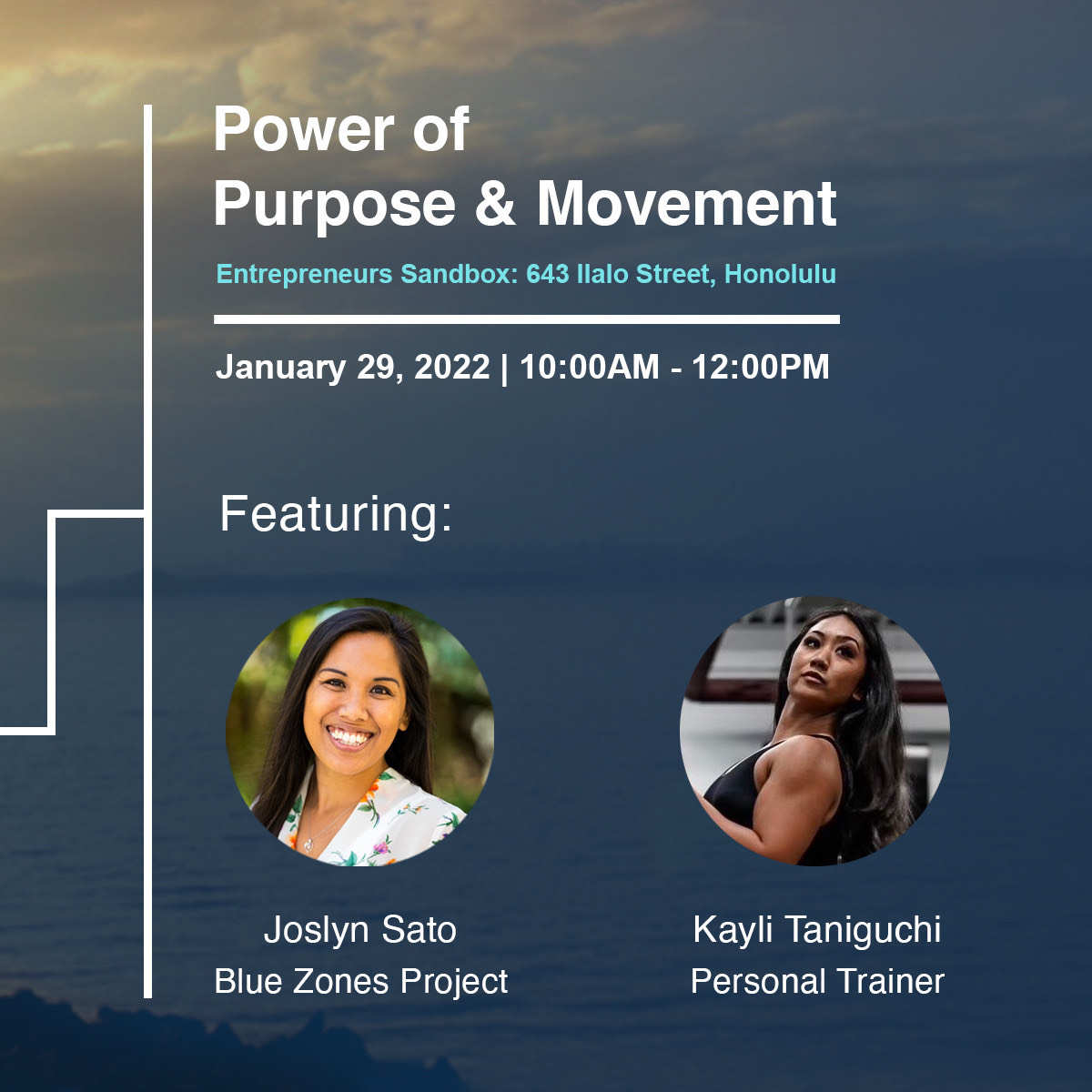 Studies show people with purpose live longer, are happier and more productive. Whatever your ambitions or goals are for 2022, begin adding years to your life and life to your years by having a clearer roadmap for the path ahead.

Join us on January 29!