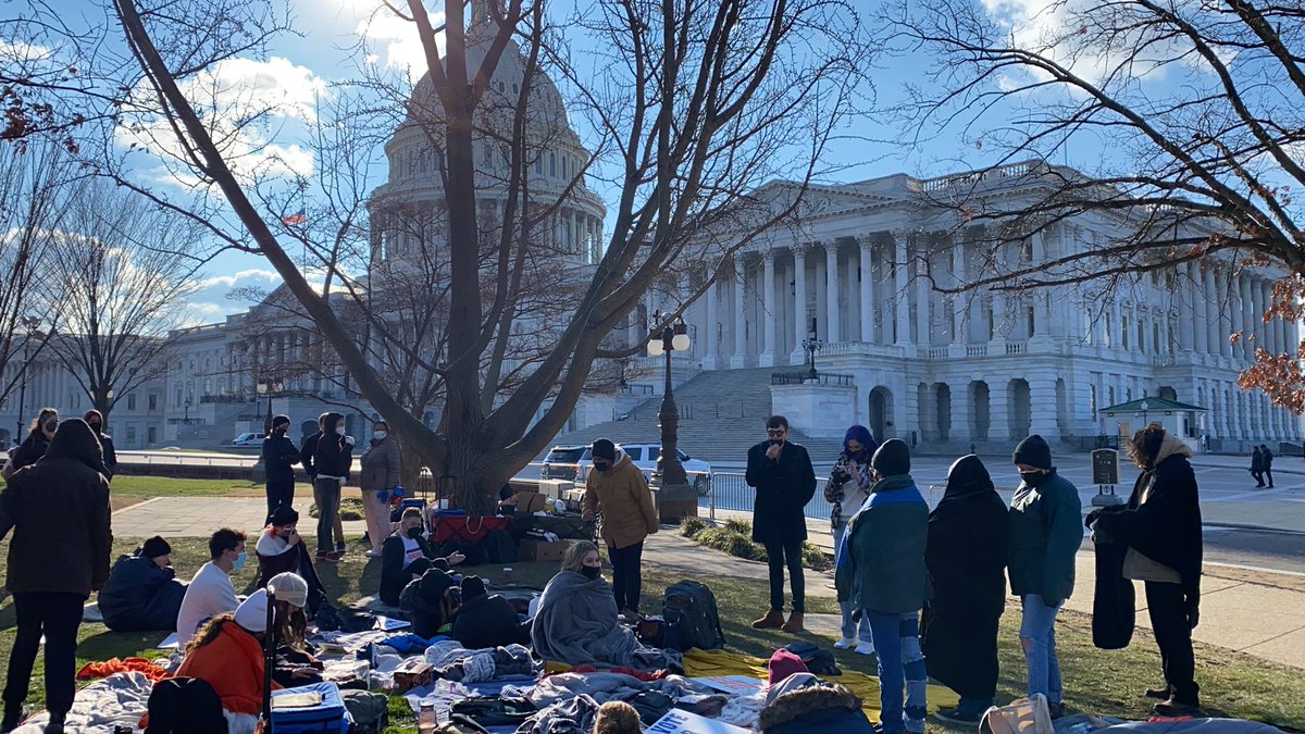 AdamEichen's tweet image. So inspired by the @LetsUnpac #HungerStrike4Democracy students. They are putting their bodies on the line to pass the Freedom To Vote John Lewis Act.