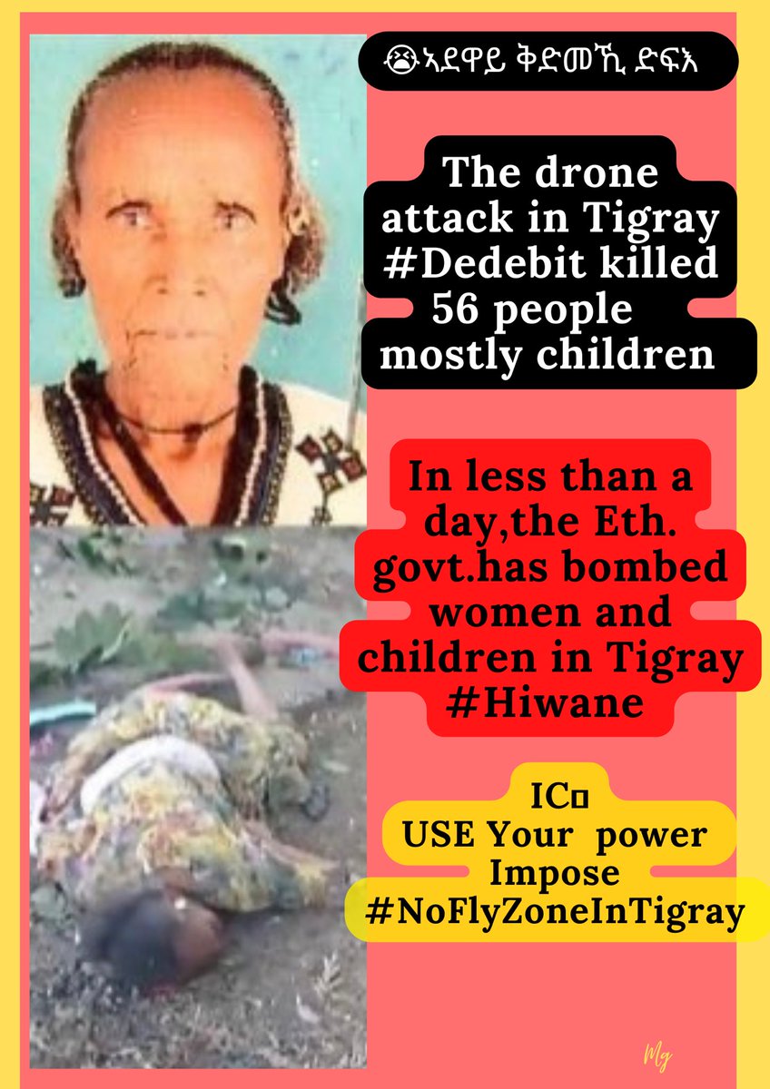 TigrayAdey43's tweet photo. 💔⚠️⚠️⚠️. #Hiwane Tigray is under attack.
IC your inaction is costing thousands lives of innocent People . @IntlCrimCourt Use your power to help #EndTigraySiege impose #NoFlyZoneInTigray
. @POTUS @JosepBorrellF @UN @NATO @UNGeneva https://t.co/jQK8DDmzV6