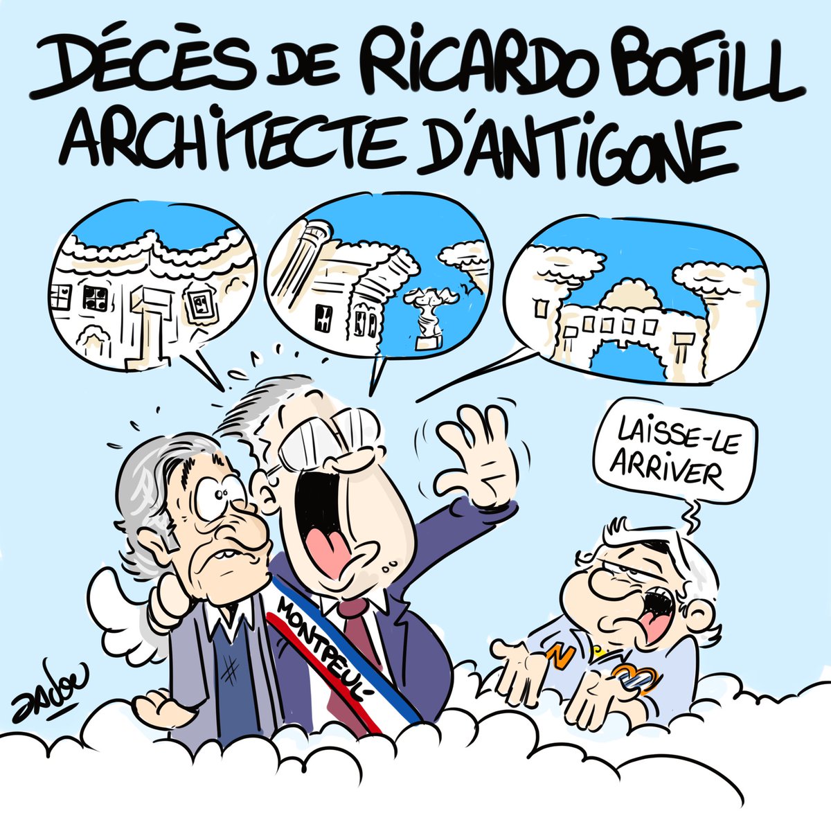 dadoubd's tweet photo. Décès de Ricardo Bofill, architecte d’Antigone à Montpellier
#Dadou ✍🏻
#Montpellier #Bofill #architecture #Antigone #freche https://t.co/6mcFldaa1O