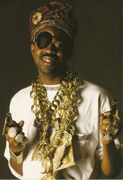 Only Slick Rick can pull this off! happy birthday legend! 