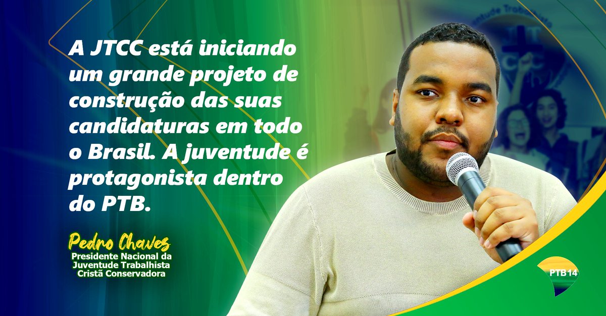 jtccbrasil's tweet photo. A JTCC está construindo uma grande plataforma de capacitação das suas candidaturas para 2022. O PTB apresentará jovens qualificados, com novas ideias para melhorar a vida do povo brasileiro.

@graci14ptb

#PTB #Direita2022 #JovensConservadores #JuventudeProtagonista #JTCC https://t.co/fNhcYySiUs