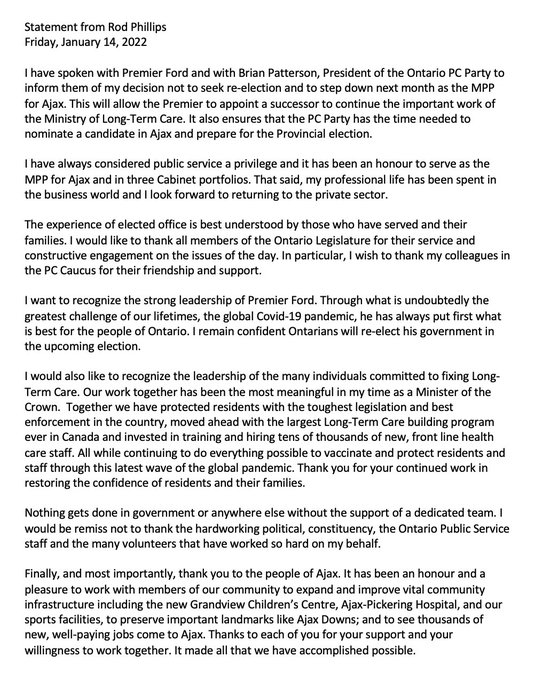 The statement.