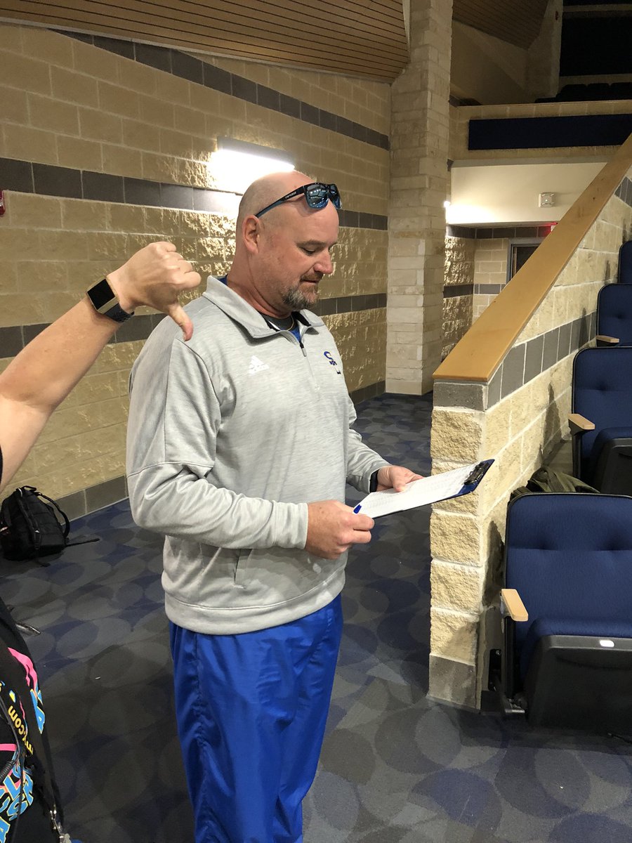 Coach Brad Molder’s final role call @SamuelClemensHS! 🤣 Brad’s impact at Clemens HS has been immeasurable.  We wish him the best in his new role as AD/Head FB coach for <a href="/LaVerniaISD/">La Vernia ISD</a>!  The bears got them a great man and coach! <a href="/scbuffalostrong/">Clemens Athletics</a>