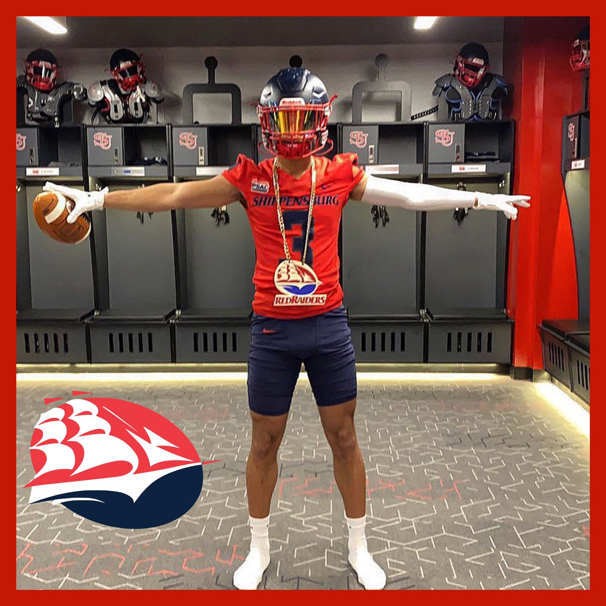 Extremely blessed and excited to announce I will be continuing my academic and athletic career at Shippensburg University this spring semester!!📚🏈 #AGTG <a href="/coachjallday6/">Coach A. Johnson</a> <a href="/CoachMACshipU/">Mark Maciejewski</a> <a href="/ShipFootball/">Shippensburg University Football</a> <a href="/ECP_Football/">East Coast Prep</a>