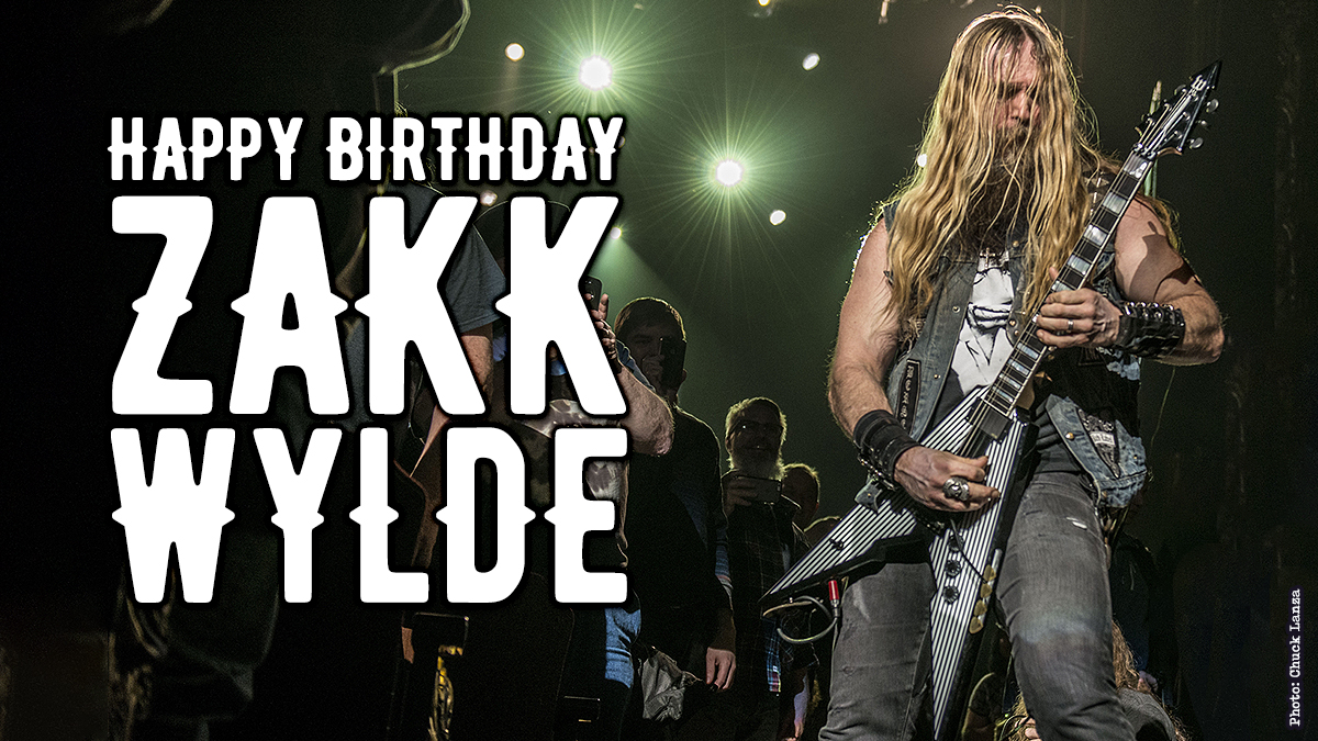 Happy Birthday to Zakk Wylde
Keep Shreddin\ and Stay Experienced!   