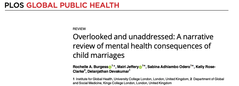 thewrittenro's tweet photo. A rare Non #COVID19  related thread. Our new publication and my first in @PLOSGPH is now out in the world ! (1/n) https://t.co/DH0bxuOp2D