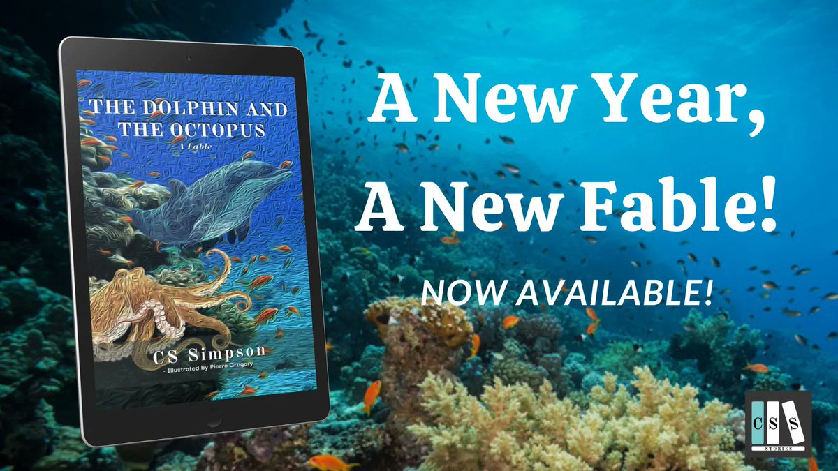 AuthorCSSimpson's tweet image. Yay! 🎉You can now read my brand new story, The Dolphin and the Octopus: A Fable!
Find it at your favorite digital book store here:
authorcssimpson.com/dolphin-and-oc…

#TheDolphinandtheOctopus #modernfable
#ebook #releaseday
#happyreading #bookworm