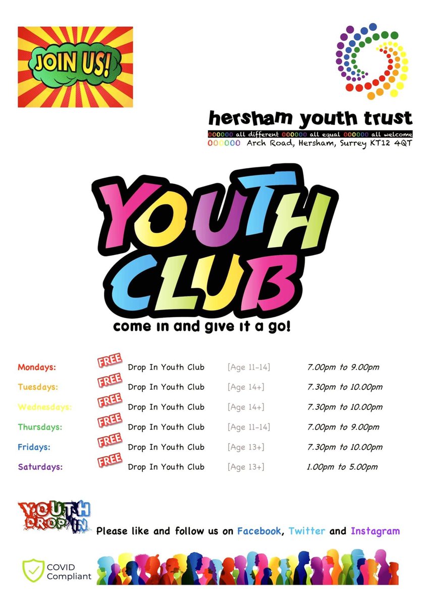 Hersham Youth Trust (@hershamyouth) on Twitter photo 