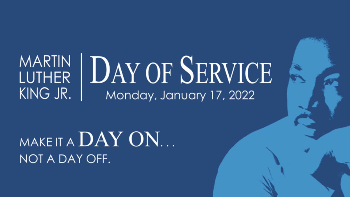 As a District, we believe that giving back to others is important. Consider using the MLK Day of Service as an opportunity to turn a day off into a day of action. #HappyMLKDay