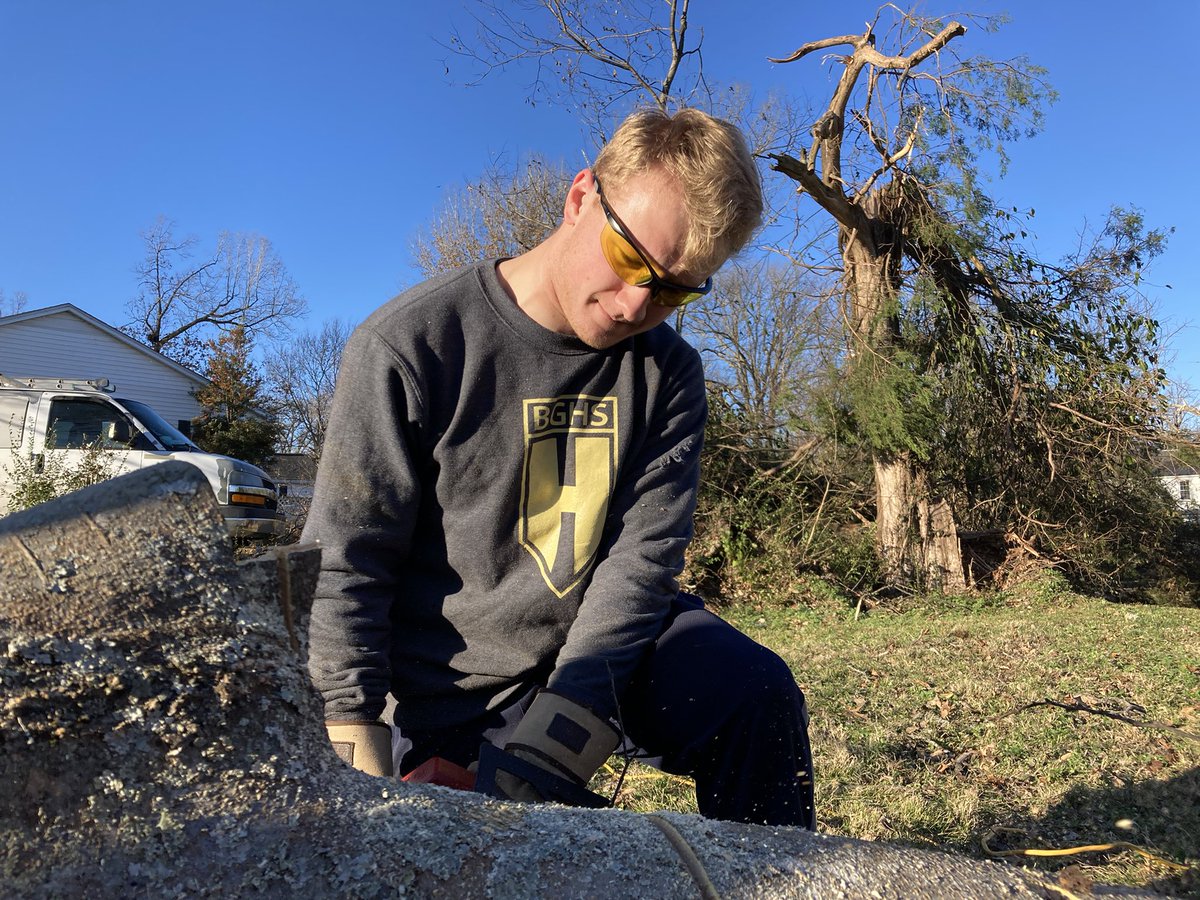 BGPurpleGem's tweet photo. On December 13, Sam followed BGHS teachers as they responded to the devastating tornadoes. 

Here’s what he saw:
https://t.co/rmCdoXJclz https://t.co/OrsyOtcUTt