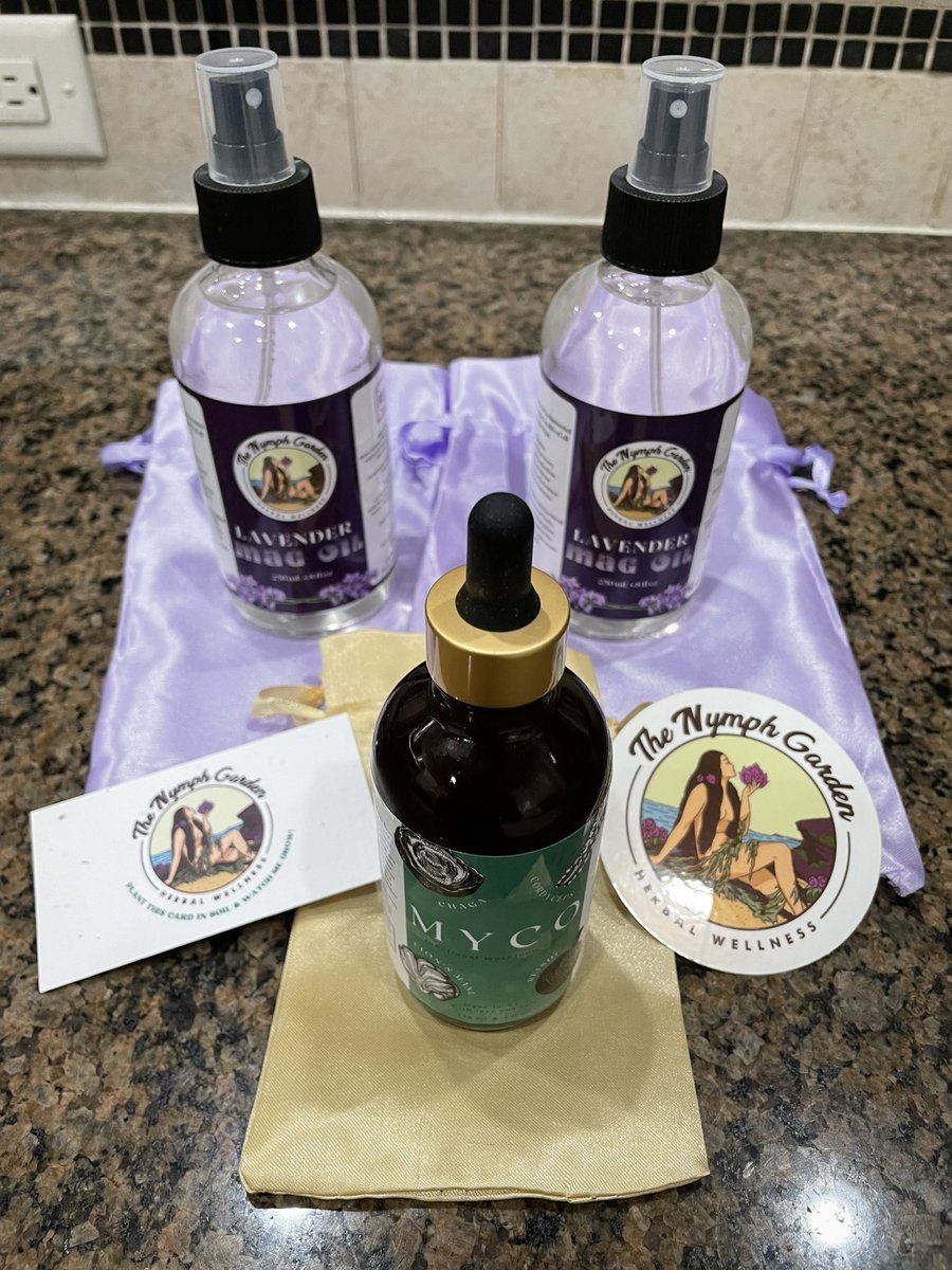 knightoftruth_'s tweet photo. Got my order in a few days ago and have been using both every day. Mag oil has a perfect light scent and smooths the skin. Myco blend is fantastic for too many reasons to list! Thank you so much for amazing products @NymphGarden! Looking forward to many more! https://t.co/1a5cEo396P