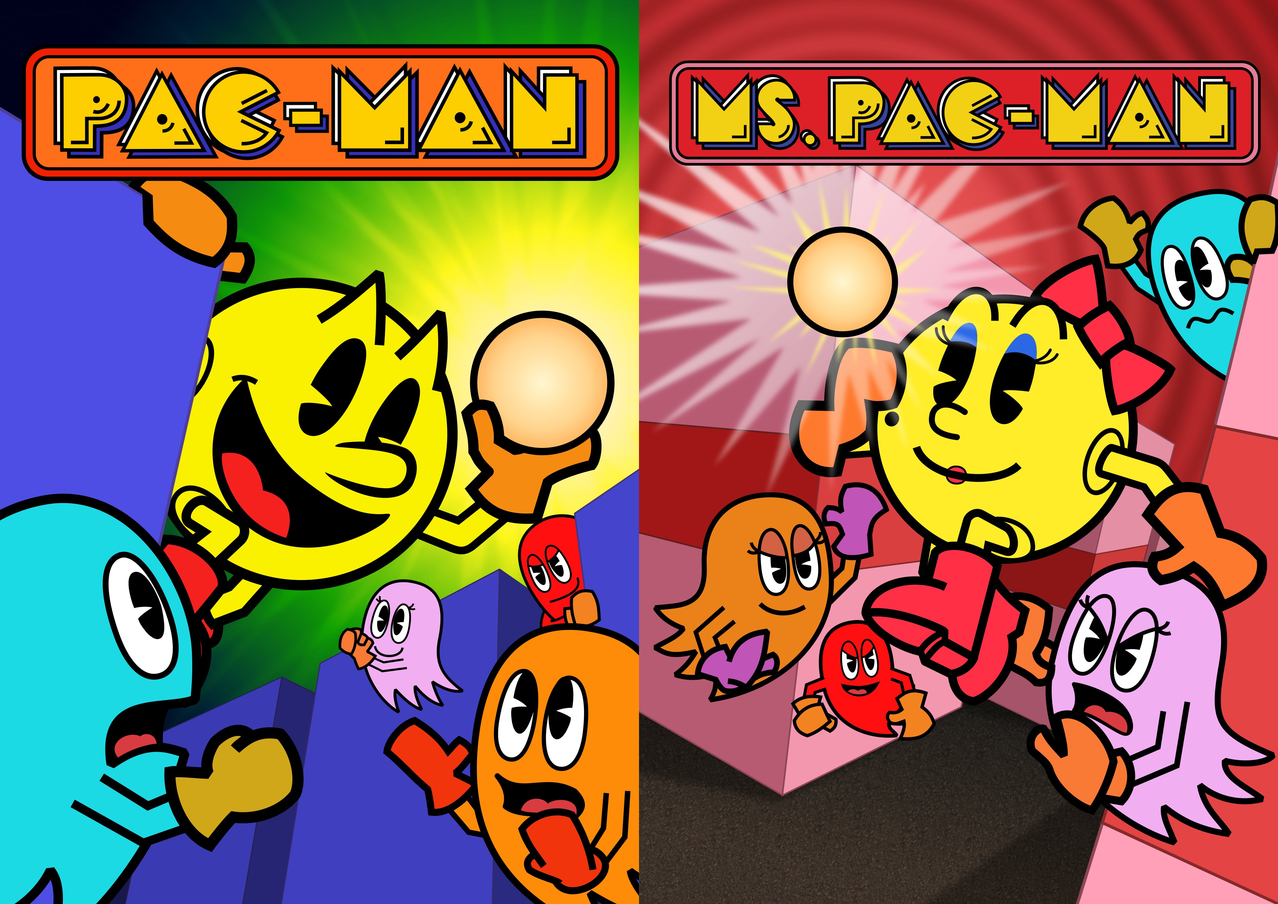 Midway Arcade Pac-Man doodles by CoryGsDA on DeviantArt