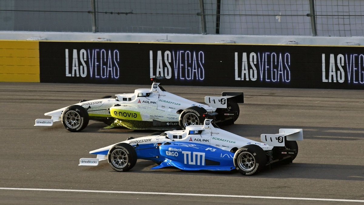One week ago today, ESN and @IndyAChallenge made history again with the first head-to-head autonomous racecar passing competition @LVMotorSpeedway @CES 2022. If you missed it or want to learn more, you can watch videos and the broadcast at indyautonomouschallenge.com. #IAC2022