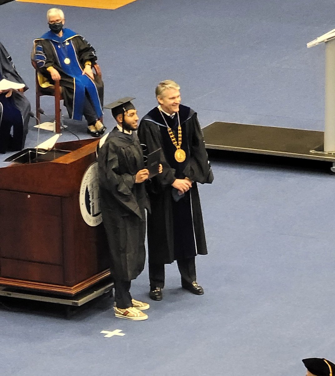 ebarchie40's tweet photo. Congratulations son! Continue to walk your path, you did it!!
#commencement2022
#MonmouthUniversity
#BAMusic https://t.co/yAfQ6tsKao