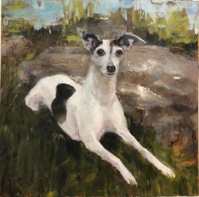 BeverlyEndsley's tweet photo. Addy – This regal girl has the heart of her family.  I was so fortunate to be selected to paint this very special portrait honoring her “larger than life” spirit.  My hope is that the sadness of her loss can be lessened by the beauty of her memory.  Thank you David &amp; Melanie. https://t.co/r9rQ0k4frk
