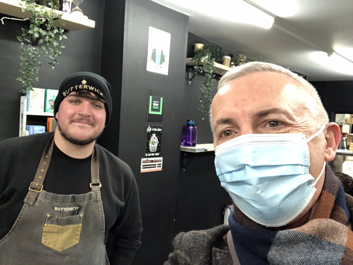 chris_davison1's tweet photo. .. and quite by chance called in at the fabulous #Butterwick for a cheeky cake 🧁 and found they are fundraising for @MindKettering through February and will match any donation made by customers !👏👍 @ThisisKettering @NTelegraph @weaver_steph @NorthantsLife #FeelGoodFriday 🤗🙌 https://t.co/TgbrMqrKUw