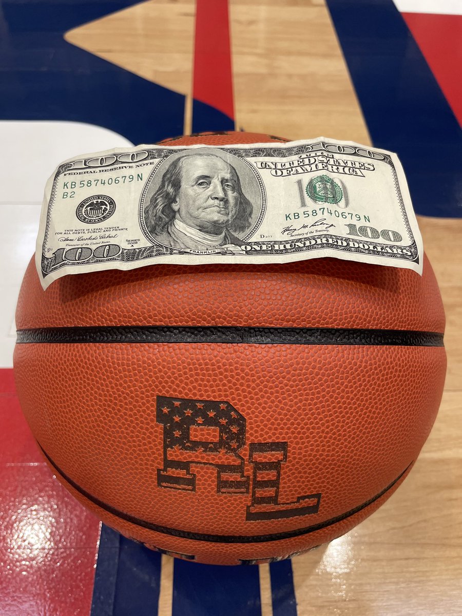 One kid. One Shot. One Chance to win $100. Must wear white to be eligible. #RedSeaWhiteOut Contest held at halftime!