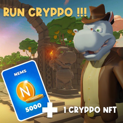 Nemixar's tweet photo. 🔸 RUN @CryppoNFT RUN! 🔸 
 
⏳48 hours Challenge starting from today at 22:00 (UTC) 🤩

Special rewards to the best 5 players 
🥇 5000 NEMS + 1 NFT CRYPPO
🥈 4000 NEMS + 1 NFT CRYPPO
🥉 3000 NEMS
🏅 2000 NEMS
🏅 1000 NEMS

🔥 PLAY HERE 👉🏻 https://t.co/10cbLjXRIZ

#metaverse https://t.co/lHa107FrfM
