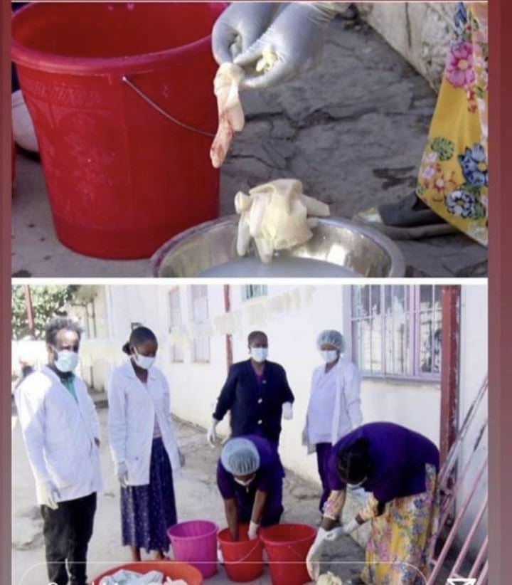womenoftigray's tweet photo. In #Tigray nurses and doctors are washing the blood stained hand gloves to deliver babies. The Government of #Ethiopia has effectively sealed #Tigray and blocked aid.There is no more disservice to humanity than this. @JHSPH_CHS @NLWomensrights @wphfund @WHO 
@P4HR @womeninGH https://t.co/cj6zjhI7PI
