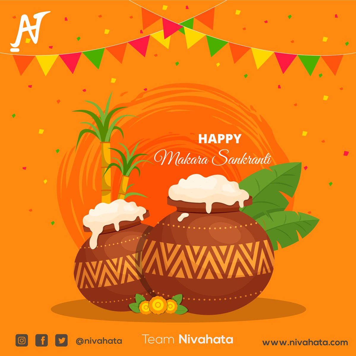 nivahata's tweet photo. Team Nivahata wishes You and Your Family a Very Happy Makar Sankranti.
#teamnivahata 
#bestsoftwarecompany #team https://t.co/Ii69bN0slY