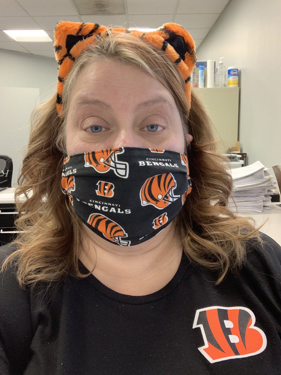 SpudsMck's tweet photo. WHO DEY!🐅🐅🐅  #LongTimeWaiting #ShowYourStripes #RuleThePlayoffs https://t.co/K1KIloZhte