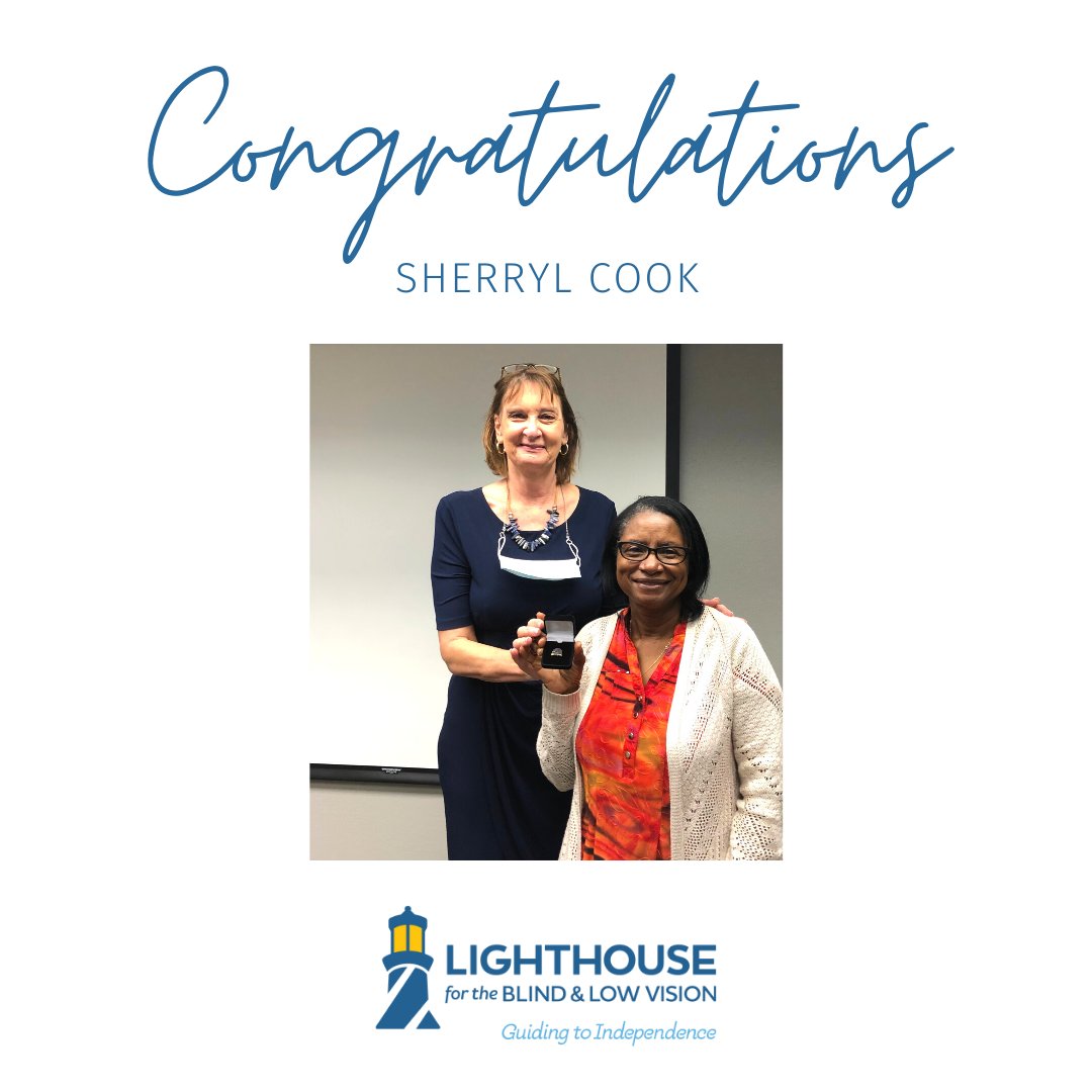 lighthouse_blv's tweet photo. Celebrating 35 years with one of our Employment Specialists, Sherryl Cook! Congratulations and thank you for everything you have done for the Lighthouse! https://t.co/2fLKuHFI1p