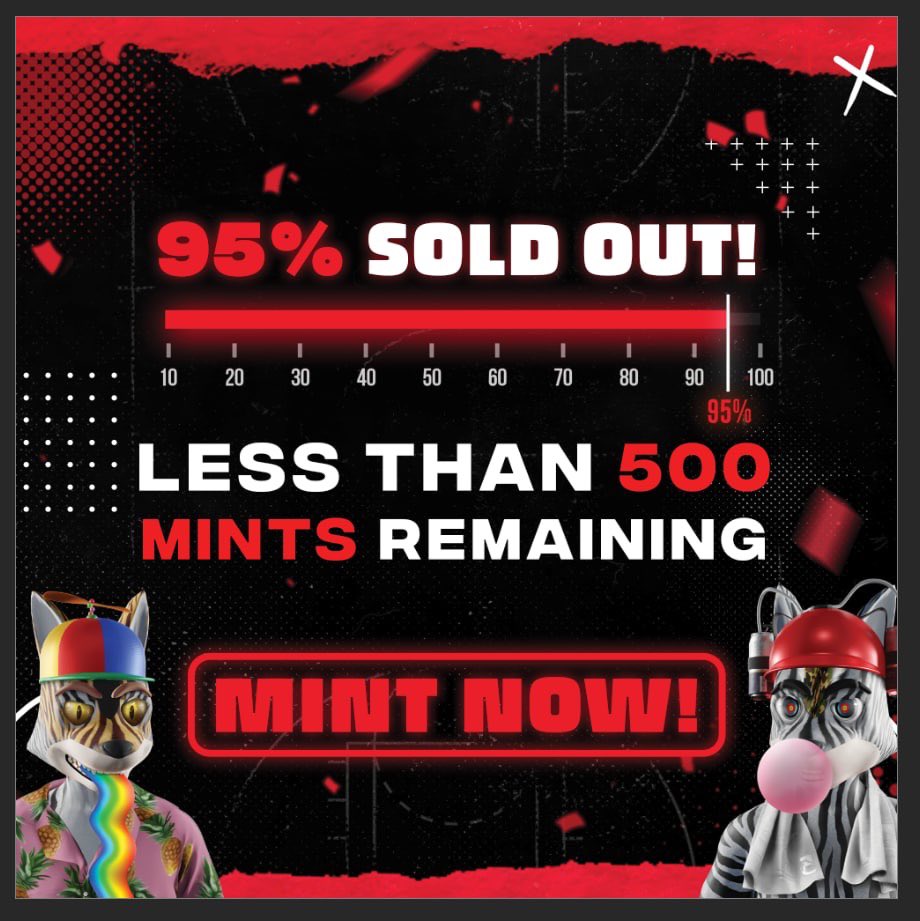 Y’all better hurry up and grab your fox!!! We are closing the circle on the #FOXFAM! 

Let’s gooo! 🚀