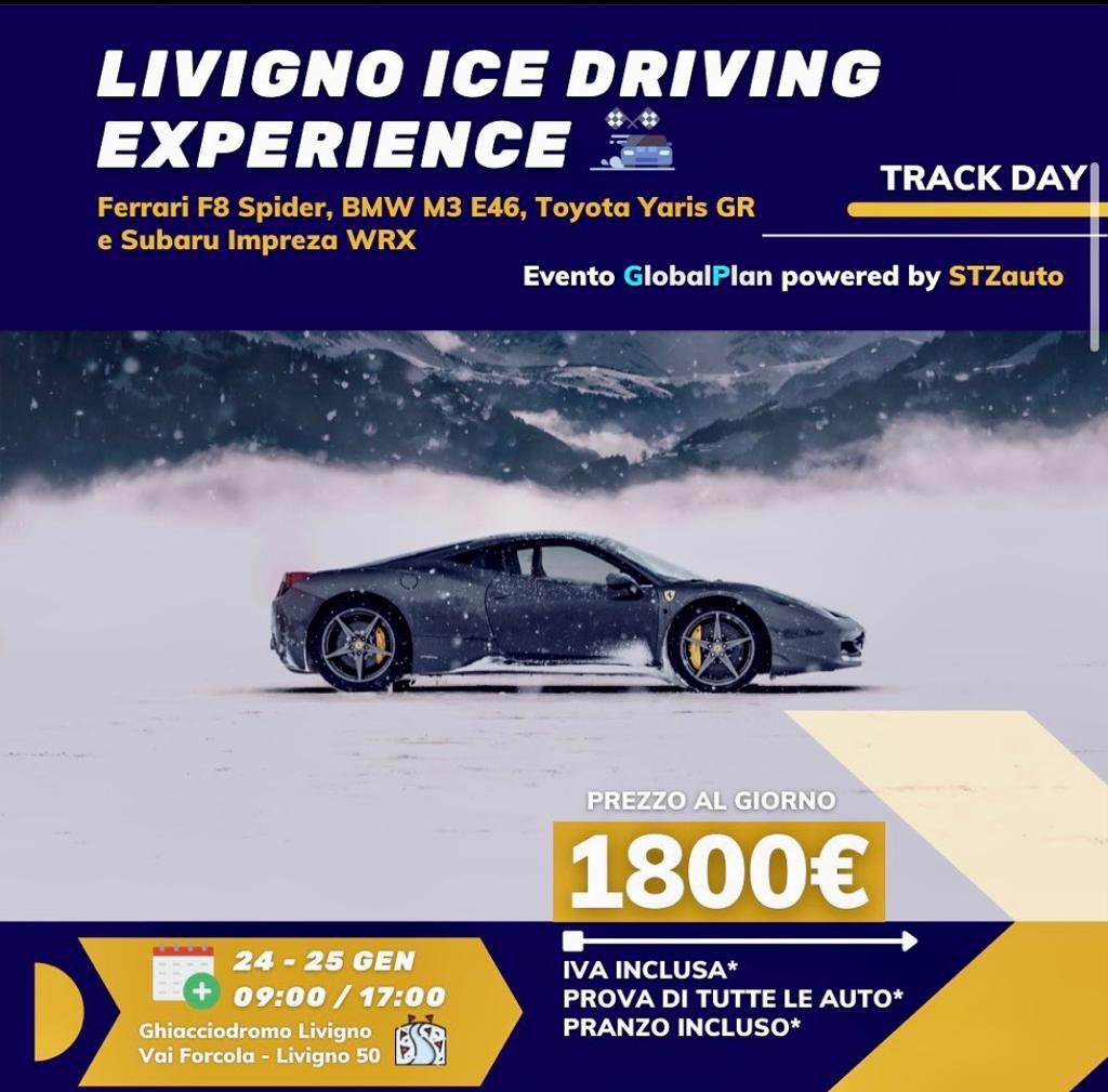 Teoflove's tweet photo. #icedrivingexperience #livigno don’t miss it! https://t.co/4jx9nqlTl8