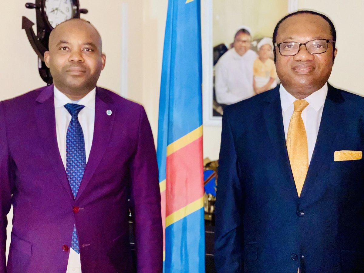 NoelKTshiani's tweet photo. Un grand plaisir de m’entretenir avec Maître Aimé Kilolo Musamba, avocat distingué sur le plan national et international. On a passé en revue la situation politique, économique et sociale. Nous regardons dans la même direction et partageons la même vision d’un Congo meilleur. https://t.co/oBreYAevkn