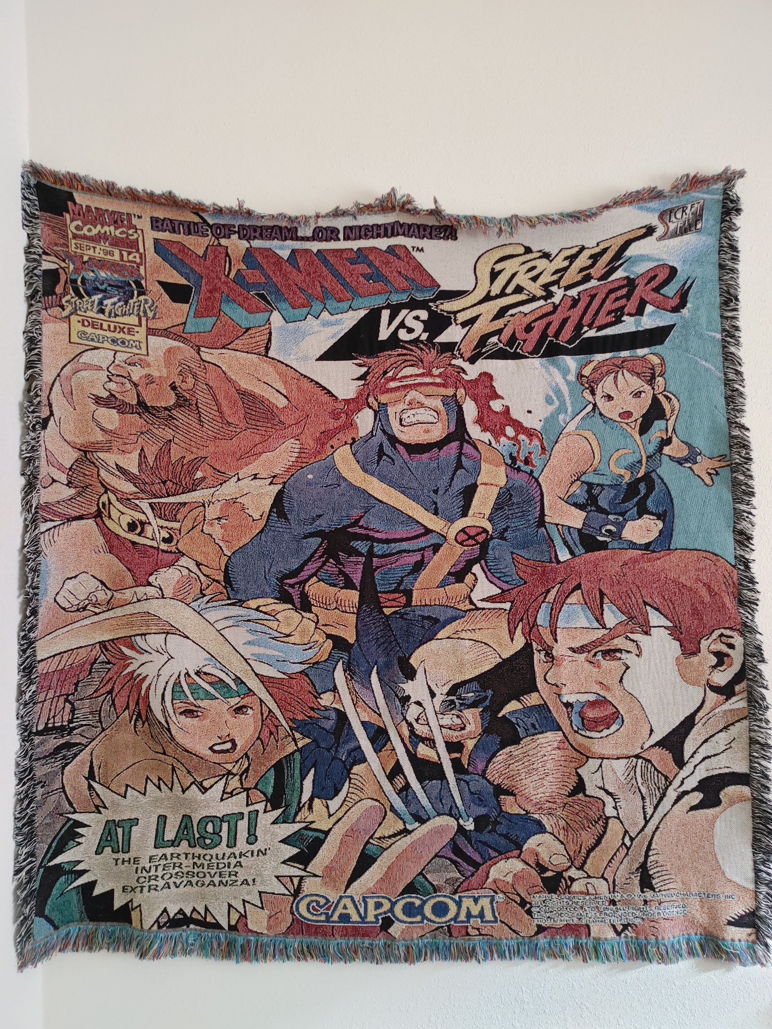  Street Fighter II: The World Warrior Fleece Throw Blanket