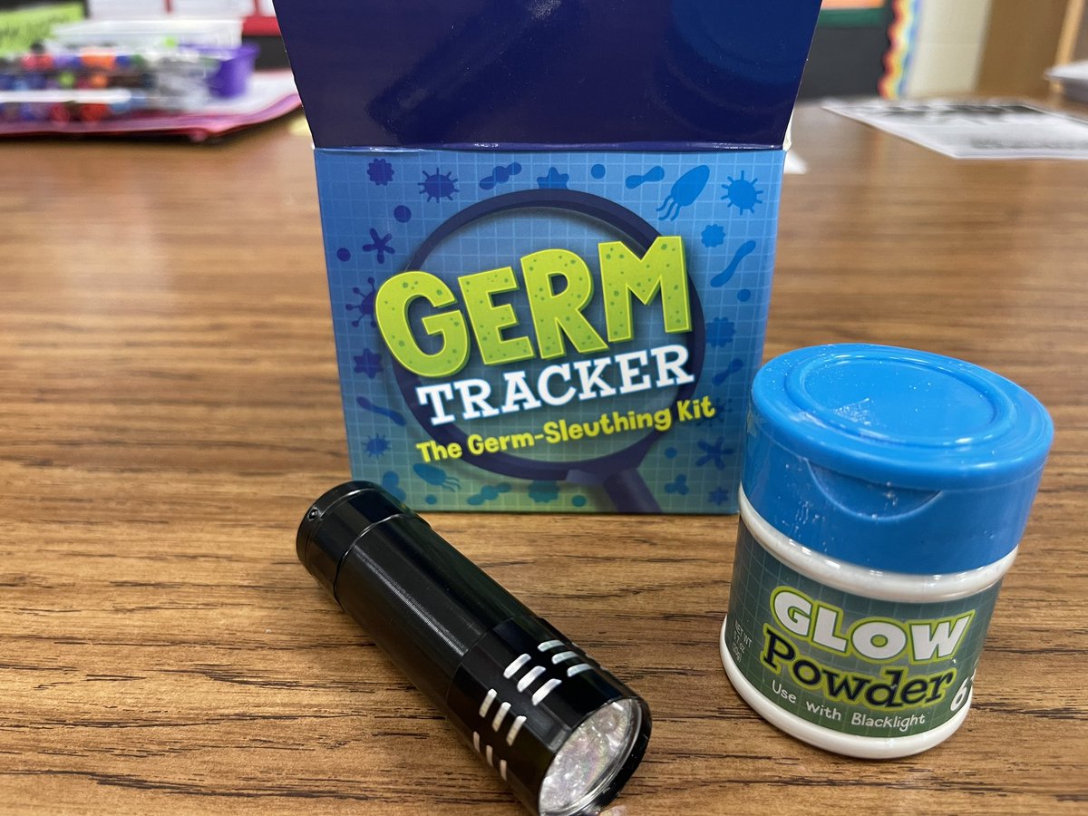 tcherbelle's tweet photo. Following the patterns of the spread of germs is what these third graders are working on!As this is being conducted daily, scholars have been intentionally washing their hands to get rid of the invisible germ tracking powder placed in unknown locations.

#SciExperiment @WHOwenES https://t.co/1cNN49HNvj