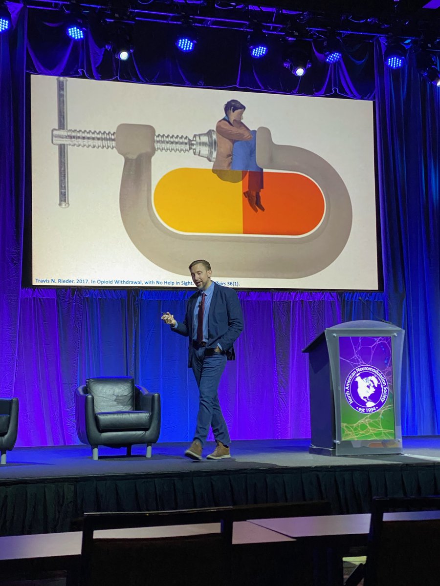 NANS_ION's tweet photo. Incredible Keynote by Travis Rieder, PhD! #nans2022 #keynotespeaker #neurmodulation #painmanagement https://t.co/YYalZ7NuQs