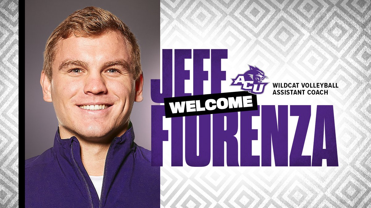 ACU_Volleyball's tweet photo. Welcome @jfiorenza25 to the Wildcat family! Jeff is our new assistant volleyball coach!

Read ➡️ https://t.co/v9fpJXXoOg

#GoWildcats https://t.co/xPsdhW6mRg