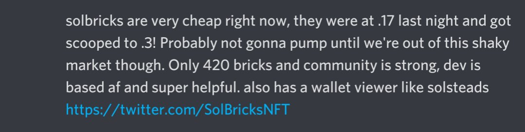 solfrenscafe's tweet photo. Sol Café bricc bois eating good 🧱 grabbed some @SolBricksNFT a couple weeks ago at 0.1 > 1.25 📈 BRICC'D TF UP https://t.co/KzGTnHvbvu