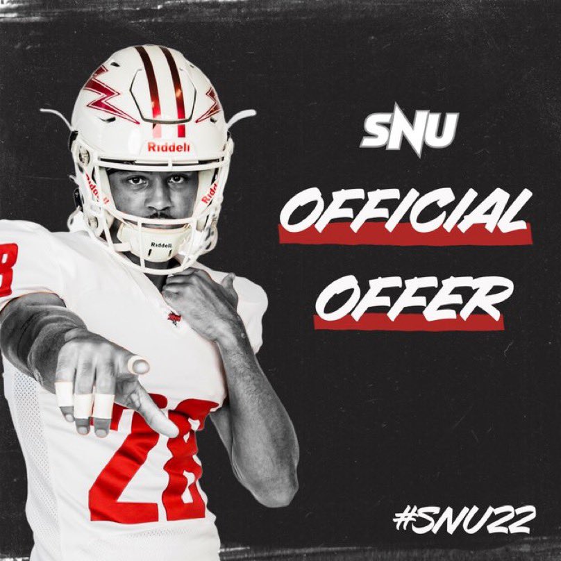 RileyHoffman13's tweet photo. After a great visit with @SNUFootball and talk with  @Coach_Red09 I am blessed to receive my 1st D2 offer! https://t.co/LHV9fyP0wb