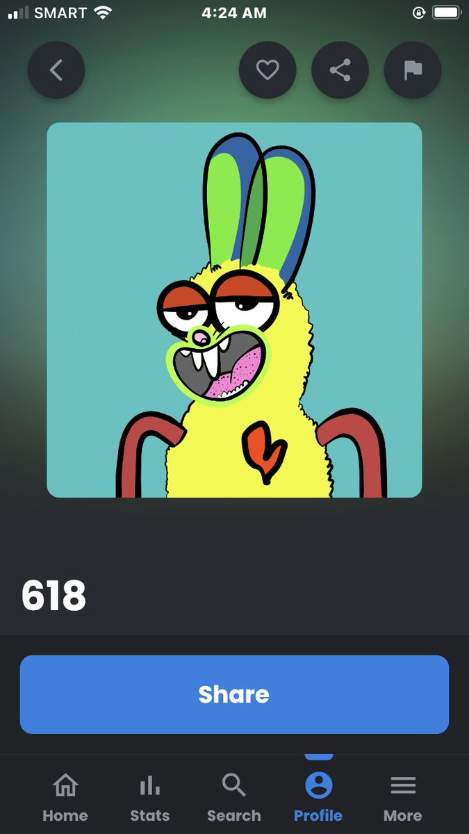 JoliverMigue's tweet photo. My first ever nft. Check this out! @BunnyBanditz follow and see amazing artwork at Opensea! https://t.co/CIkuisOWbx