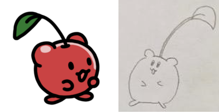 pikopets's tweet photo. Anyone interested in suuuper early concept art for our Pikopets? Here's Cheeri, before and after: https://t.co/Ce2qV8y4zK