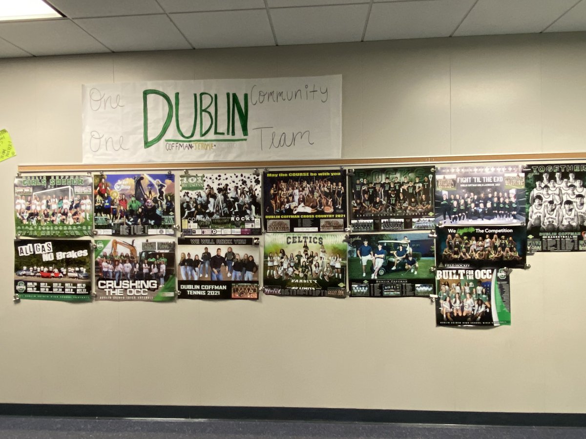 ❤️ the new addition to our Athlete Wall of Fame <a href="/gmsDCSD/">Grizzell Middle School</a> Keep the posters rolling in! ☘️🥨 👊🏻