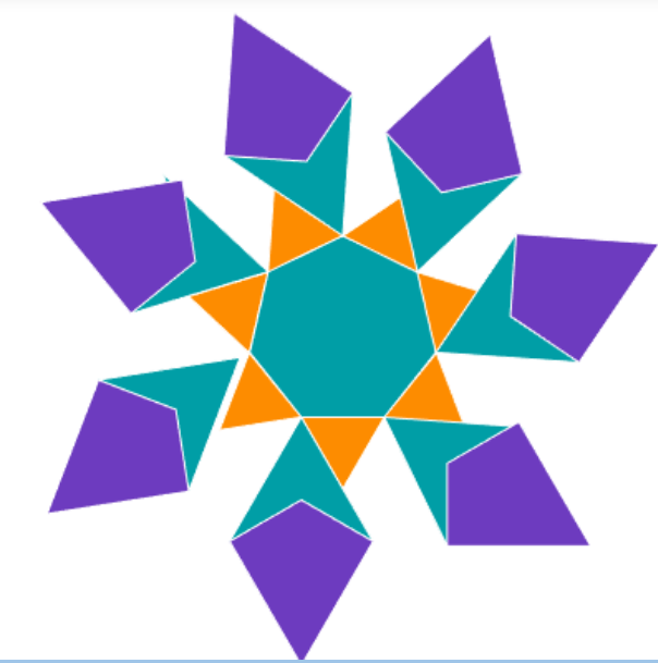 MrKSDyck's tweet photo. Grade 6/7s @PortWellerPS created their own #Geometric designs using @MathigonOrg's #PolyPad and then we analyzed them for #LineSymmetry and #RotationalSymmetry. #Polygons #MathArt https://t.co/G6xfON9QKI