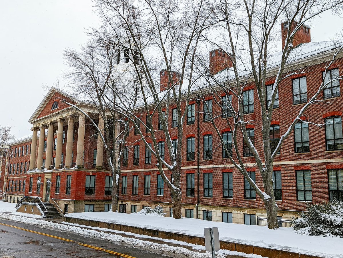 Snowy views from the Park lab! <a href="/Harvard/">Harvard University</a> <a href="/HarvardCCB/">Harvard Chemistry</a>