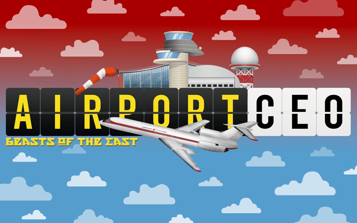 Unique engine placements, see through nose cones and raw power! Airport CEO: Beasts of the East is available NOW on Steam! store.steampowered.com/app/1844590/Ai…