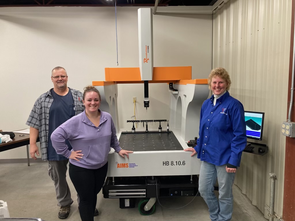 AIMSmetrology's tweet image. AIMS provides another successful (5) Axis Shop Floor HB 8.10.6 CMM installation in North Eastern regional for prominent #aerospace supplier!  #metrology #metrologytech #metrology