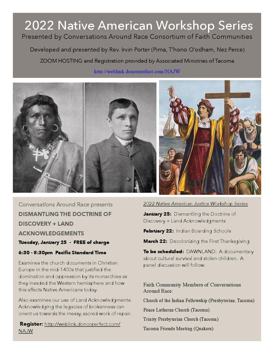 AM_PierceCo's tweet photo. 2022 Native American Justice Workshop Series
Register: https://t.co/5abm5pAYmM https://t.co/1X6I0eASbi
