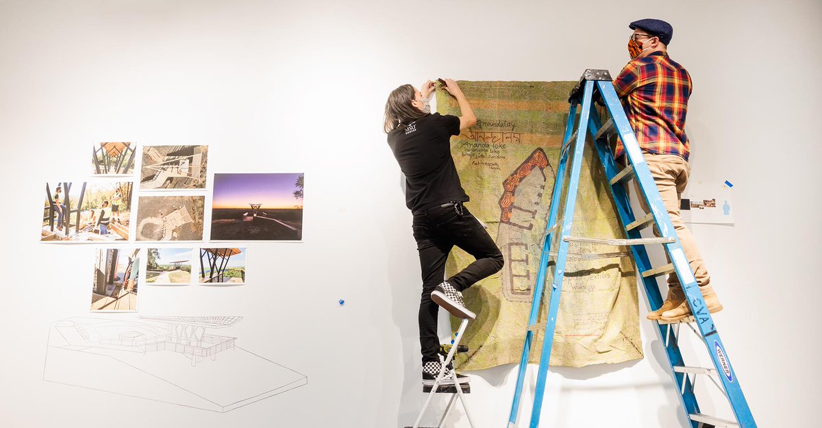 msudenver's tweet photo. "Everyone deserves access to quality, life-enhancing design." @CVA_MSUDenver's #DesignfortheCommonGood International Exhibition opens TONIGHT. 
Check out the RED story + catch the livestream keynote at 5 p.m.!
https://t.co/kkRx2RKF1B
📸: Aly McClaran
#publicinterestdesign #denver https://t.co/0o1H0JII0f