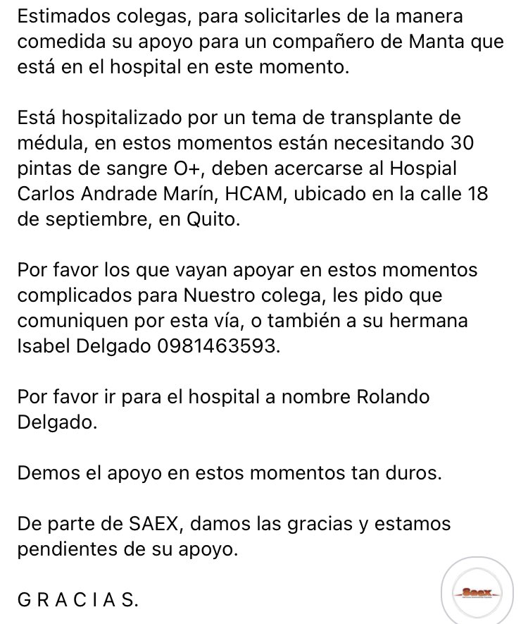 saexservicios's tweet photo. #Compartir

Gracias por su apoyo https://t.co/sGHEgw1Hk9