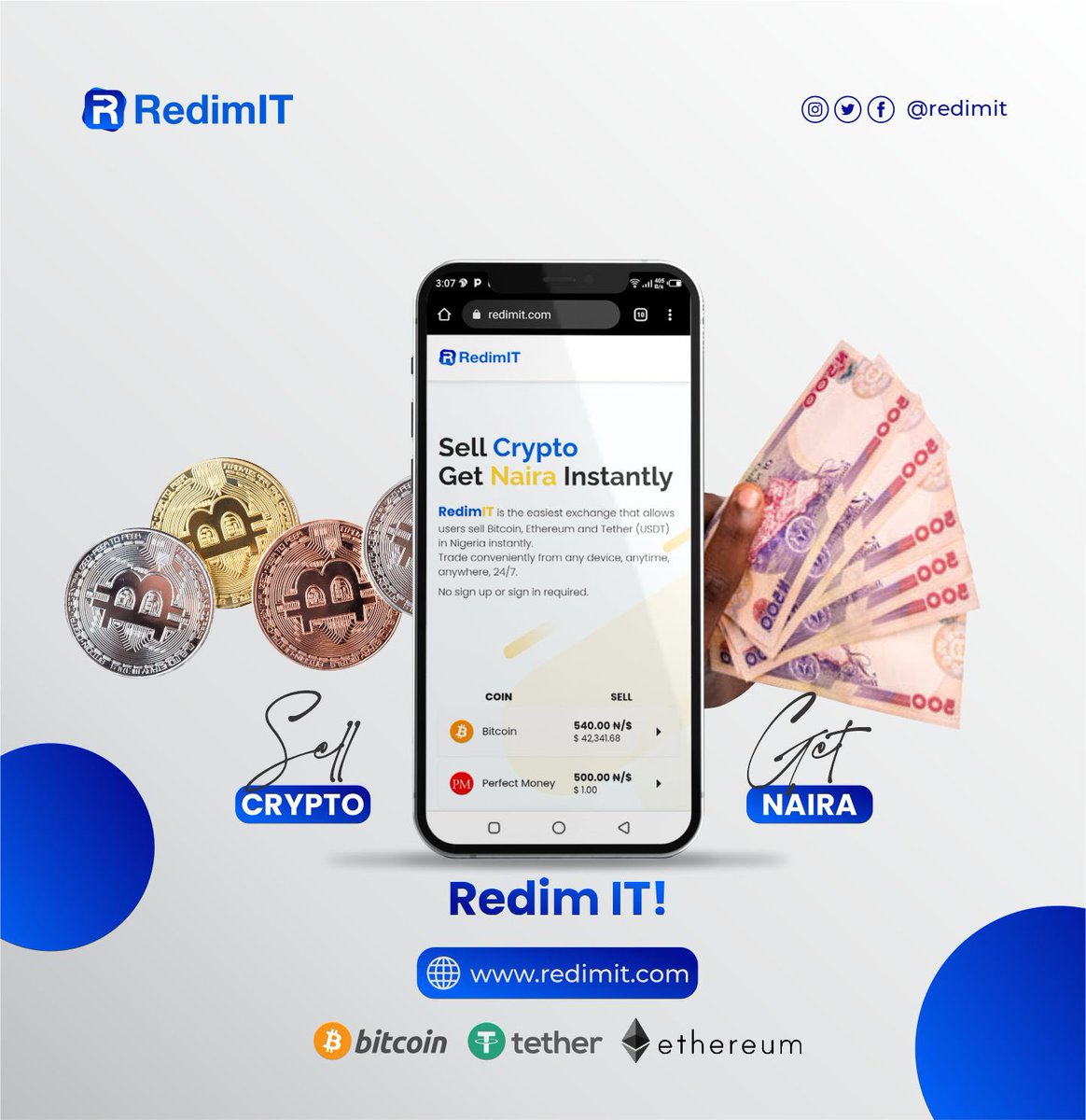 RedimitNG's tweet photo. Sell crypto and get naira

Redim IT in seconds!

https://t.co/xHjzt0rjZ8 to get started

#sellcrypto #cryptoinvestor #cryptotrading #bitcoin https://t.co/YBVu3mE1Ck
