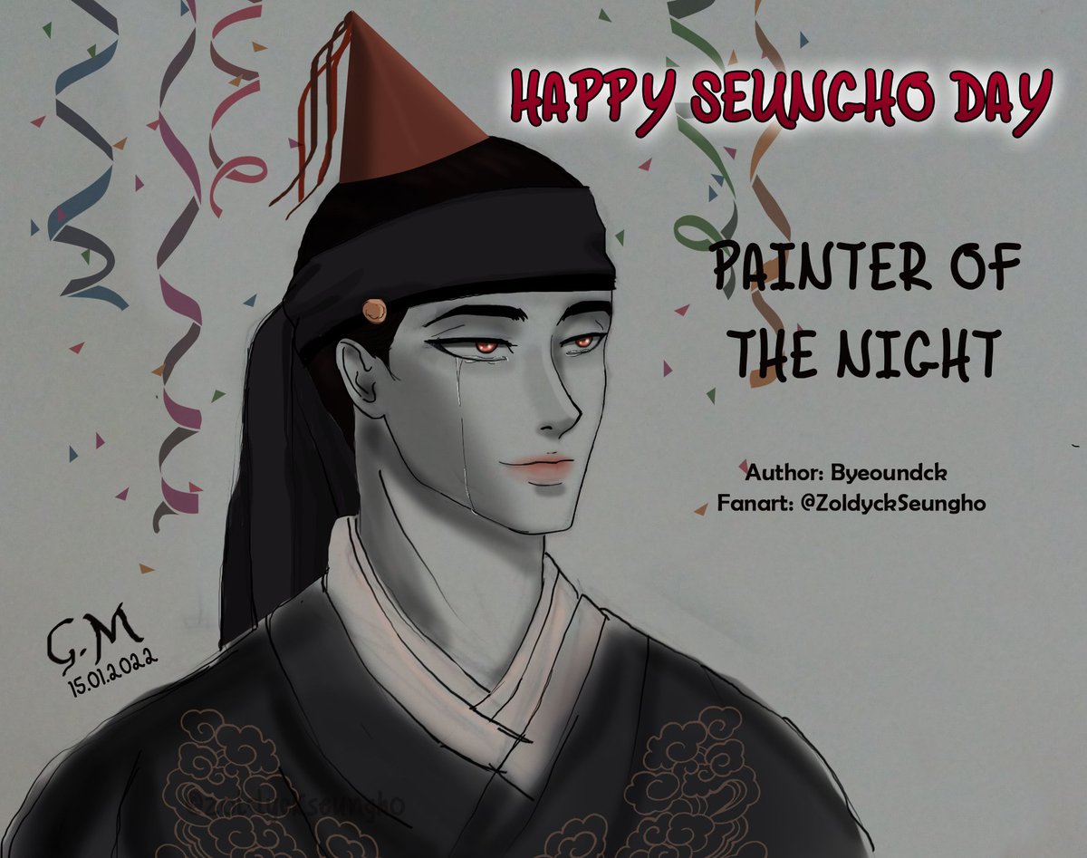 ZoldyckSeungho's tweet photo. Feliz cumpleaños a mi personaje masculino favorito de los webtoons, mi amado Seungho.
+
#HappySeunghoDay #OurStarryNight #PainterOfTheNight #야화첩 #0115_승호야_생일_축하해
#HAPPY_SEUNGHO_DAY
@ByeonDuck_ https://t.co/IQbhptqma5