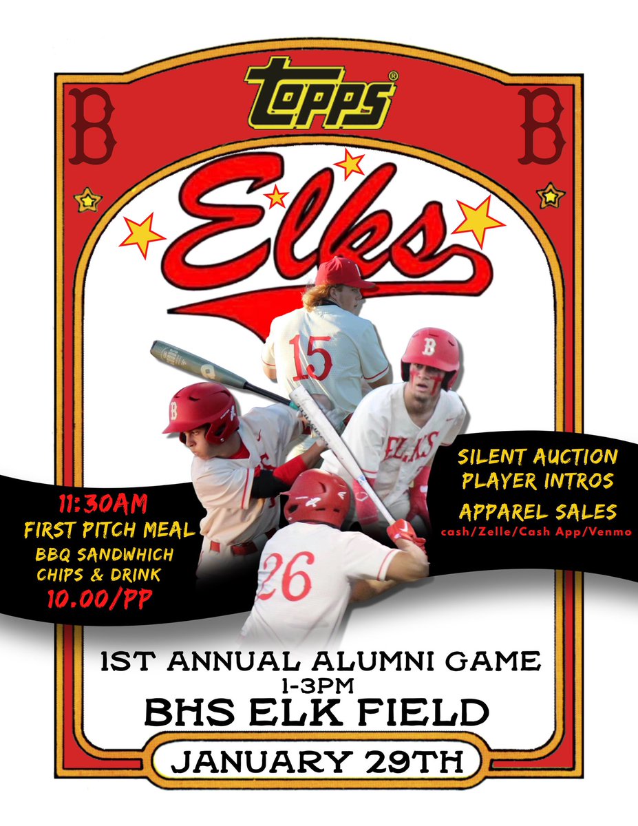 ELK_Baseball's tweet photo. Hope to see as many alumni as possible in a couple of weeks! https://t.co/zxxA0ZVd5f