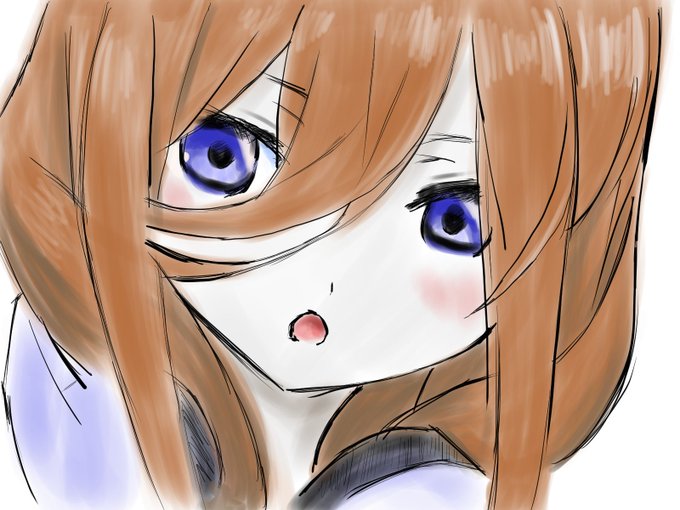 世界のとんかつ@ポケモンマイクラ配信さんがTwitterに投稿した中野三玖(五等分の花嫁)のイラスト。